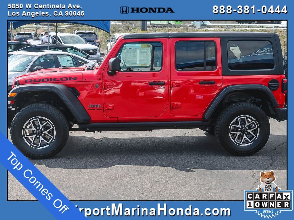 Used 2025 Red Clearcoat Jeep Rubicon image 3