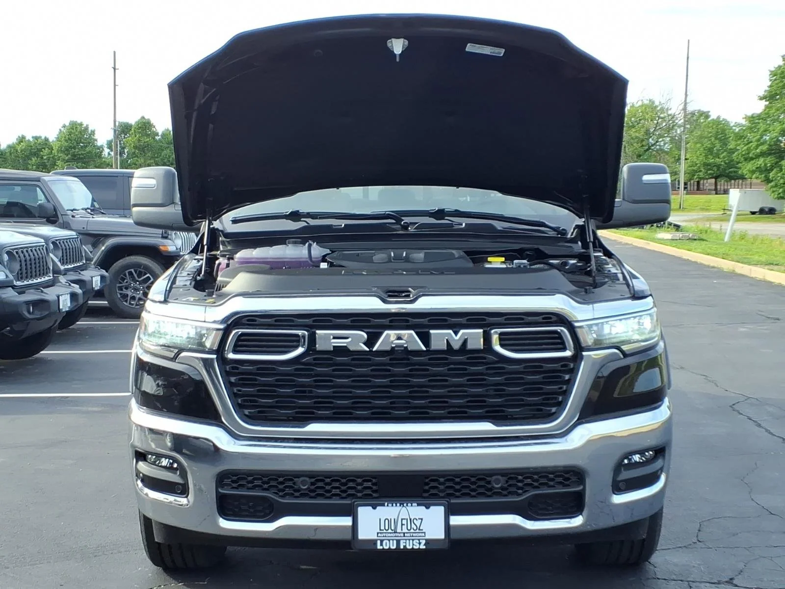 New 2026 Diamond Black Crystal Pearlcoat Ram Big Horn image 21