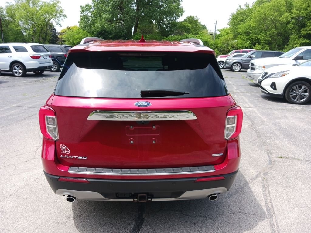 Used 2020 Rapid Red Metallic Tinted Clearcoat Ford Limited image 4