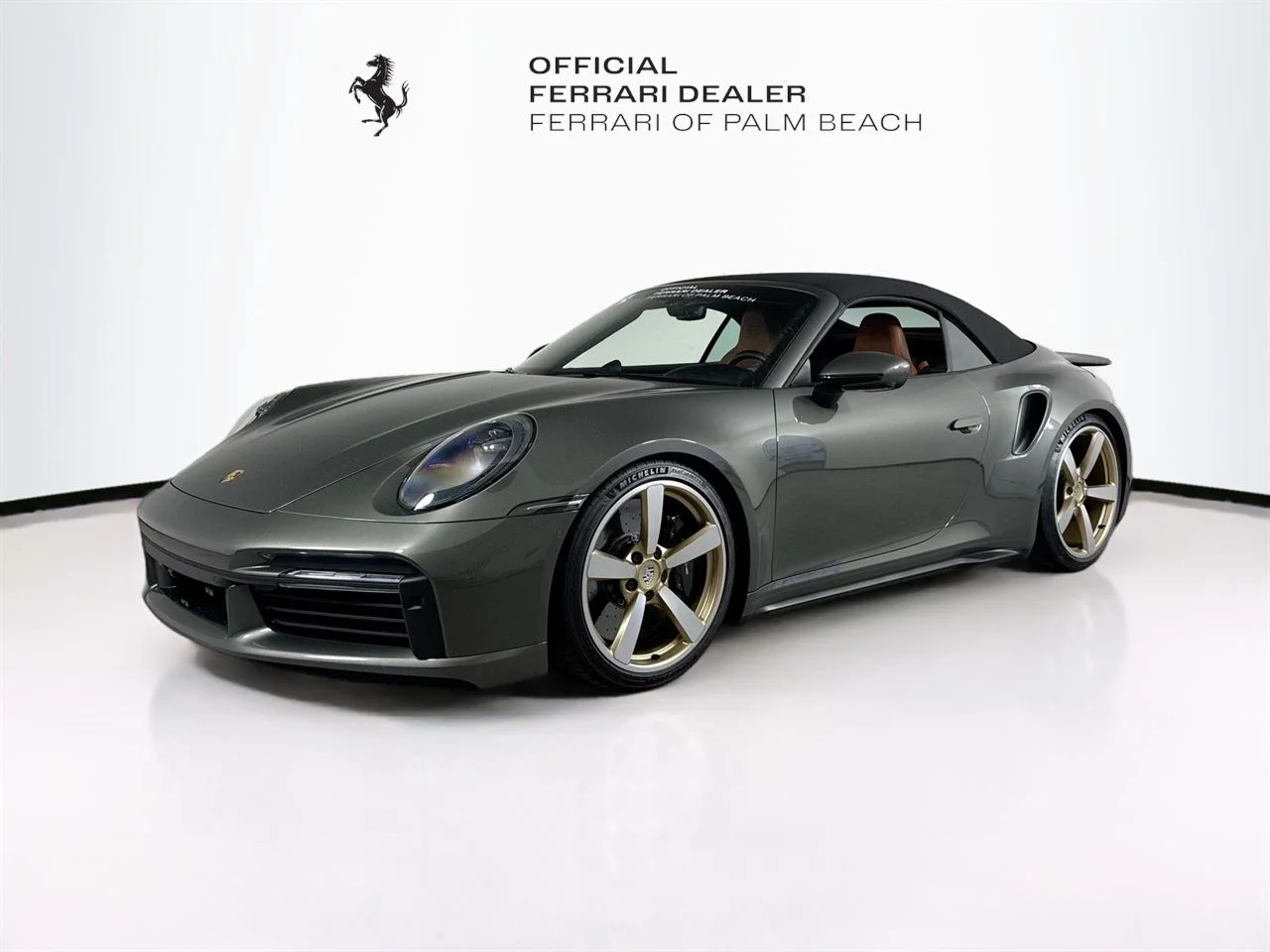 Used 2024 Aventurine Green Metallic Porsche Turbo S image 3