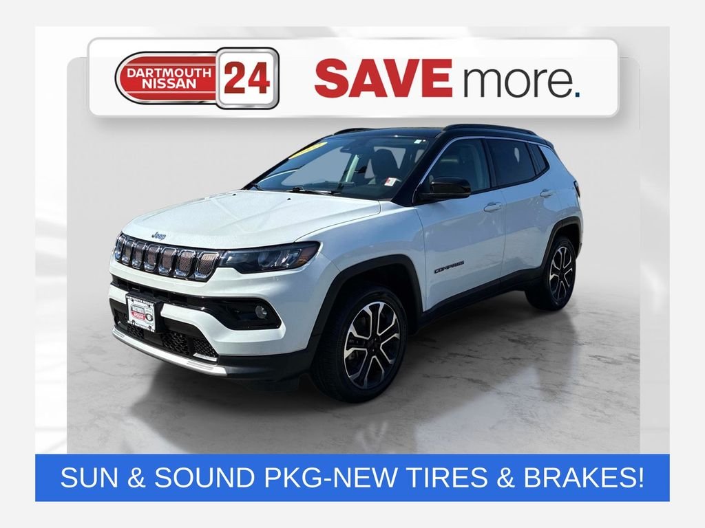 Used 2022 White Jeep Limited image 1
