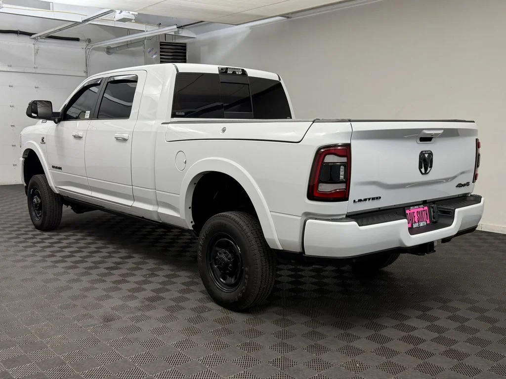 Used 2021 Bright White Clearcoat Ram Limited image 3