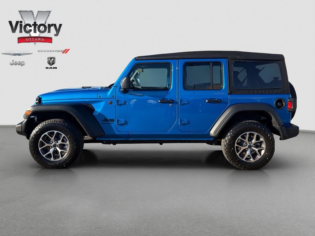 New 2026 Hydro Blue Pearl-Coat Exterior Paint Jeep Sport S image 3