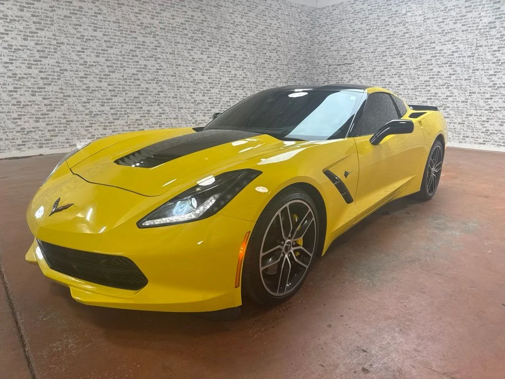 Used 2016 Corvette Racing Yellow Tintcoat Chevrolet Stingray Z51 image 3