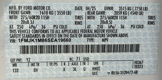 Used 2025 White Ford Platinum image 57