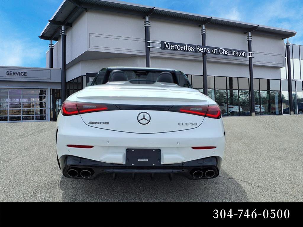 New 2026 MANUFAKTUR Moonlight White Metallic Mercedes-Benz AMG® CLE 53 4MATIC+ Cabriolet image 24