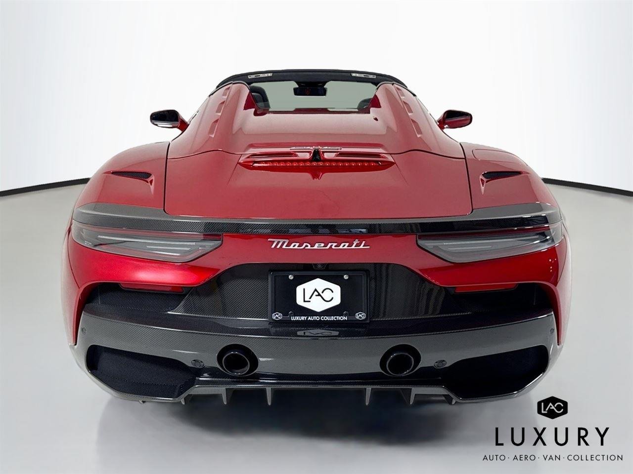 Used 2023 Exclusive Rosso Vincente Maserati Cielo Spider | $350k MSRP | Carbon Race Seats | Int & Ext Carbon image 7