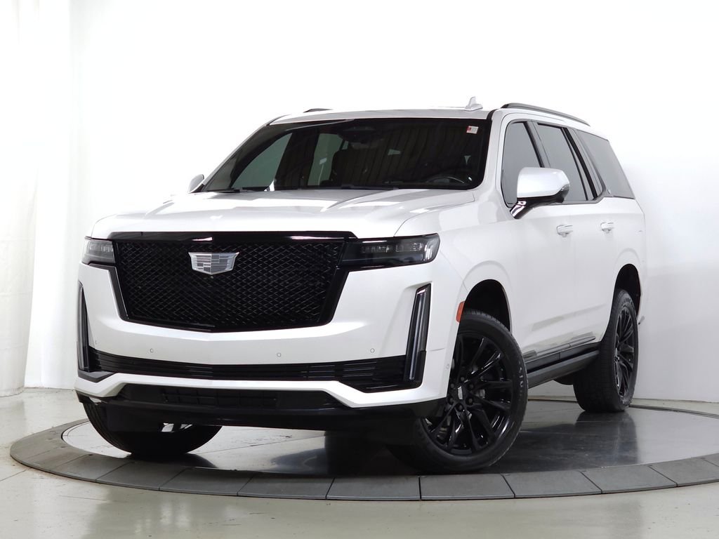 Used 2022 White Cadillac Sport image 1