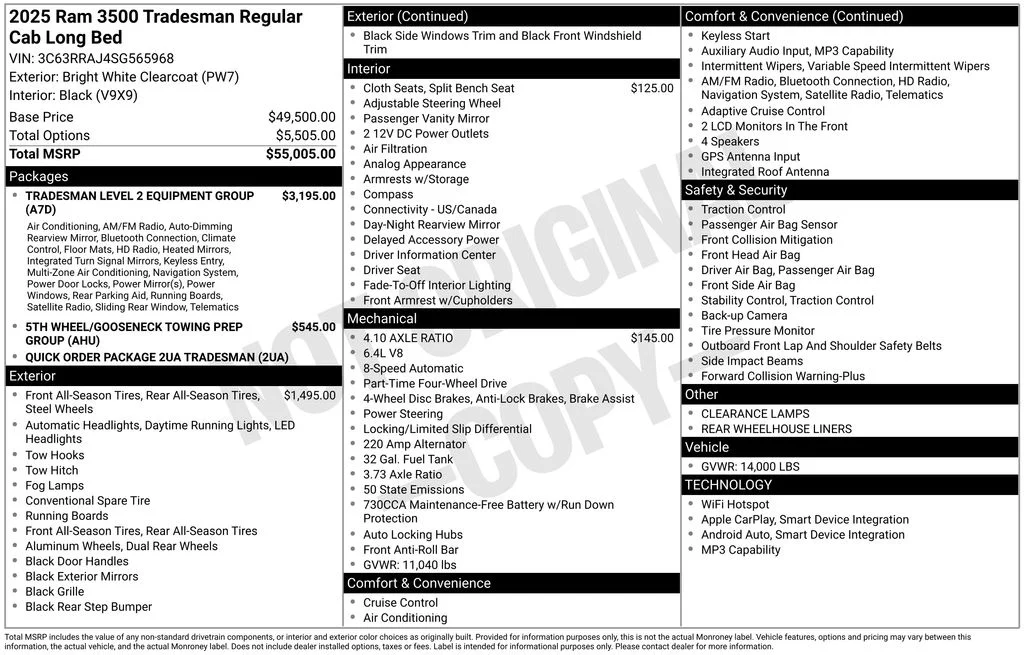 Used 2025 White Ram Tradesman image 17