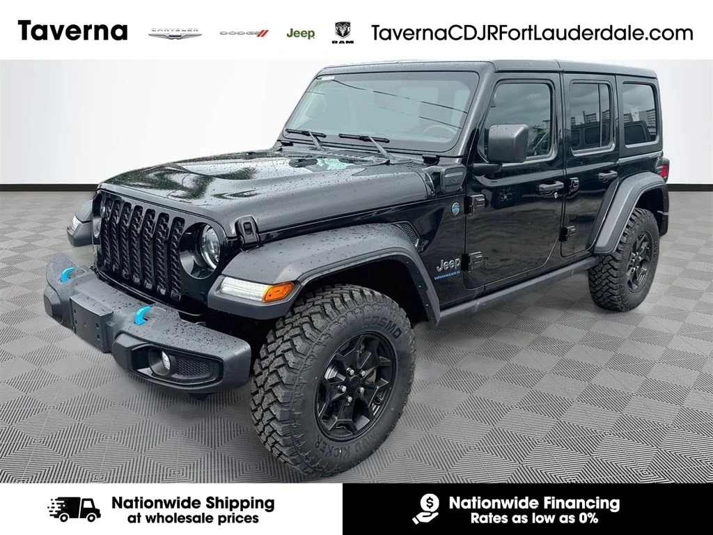 Used 2023 Black Jeep Willys 4xe image 1