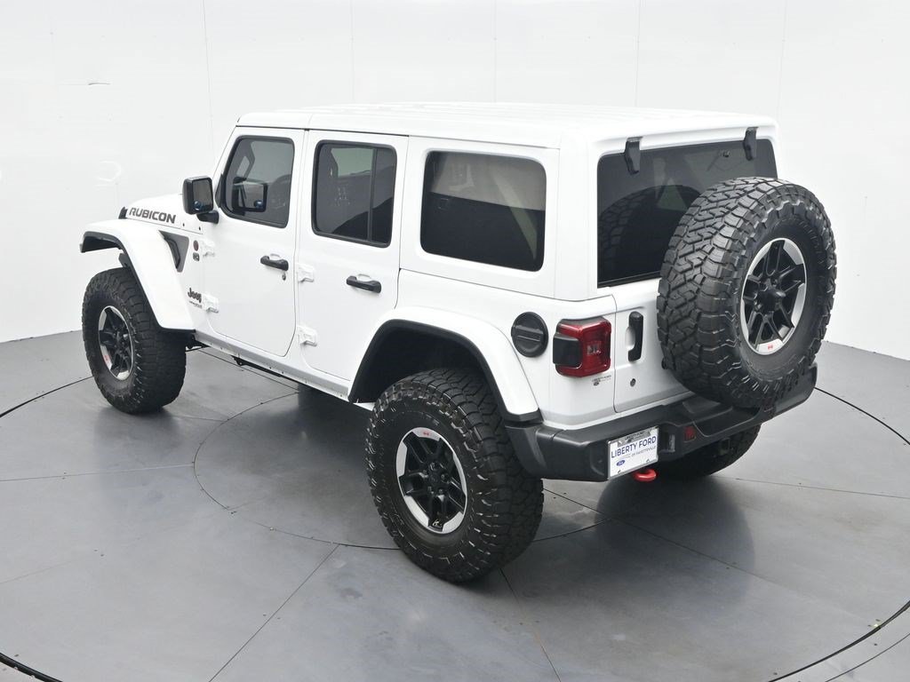 Used 2020 Bright White Clearcoat Jeep Rubicon image 25