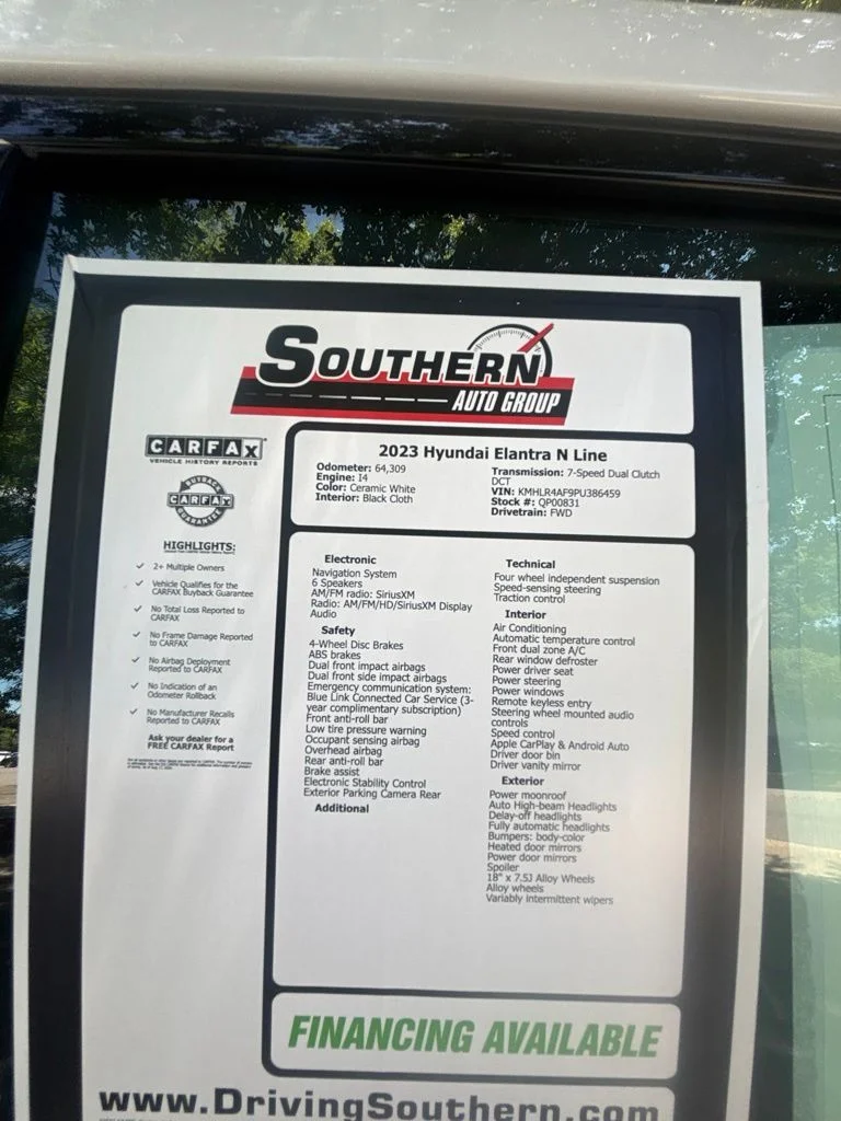 Used 2023 White Hyundai N Line image 25
