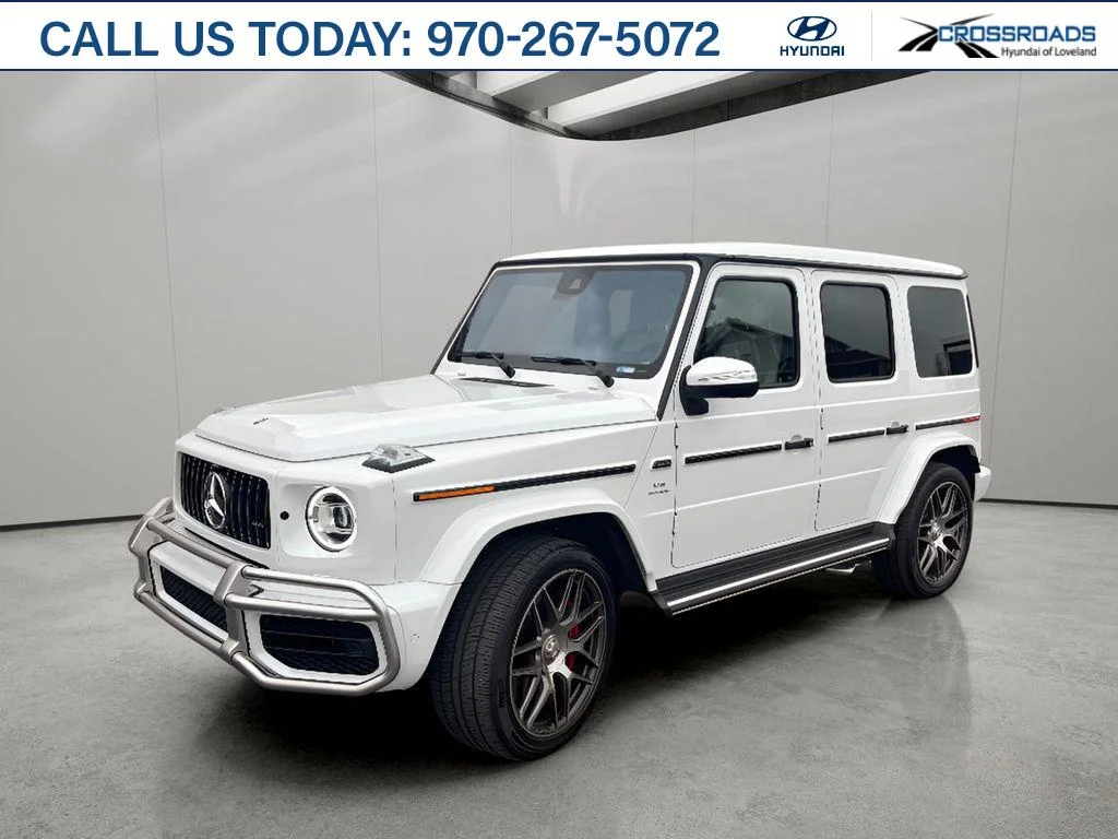 Used 2022 MANUFAKTUR Moonlight White Metallic Mercedes-Benz G63 AMG® image 1