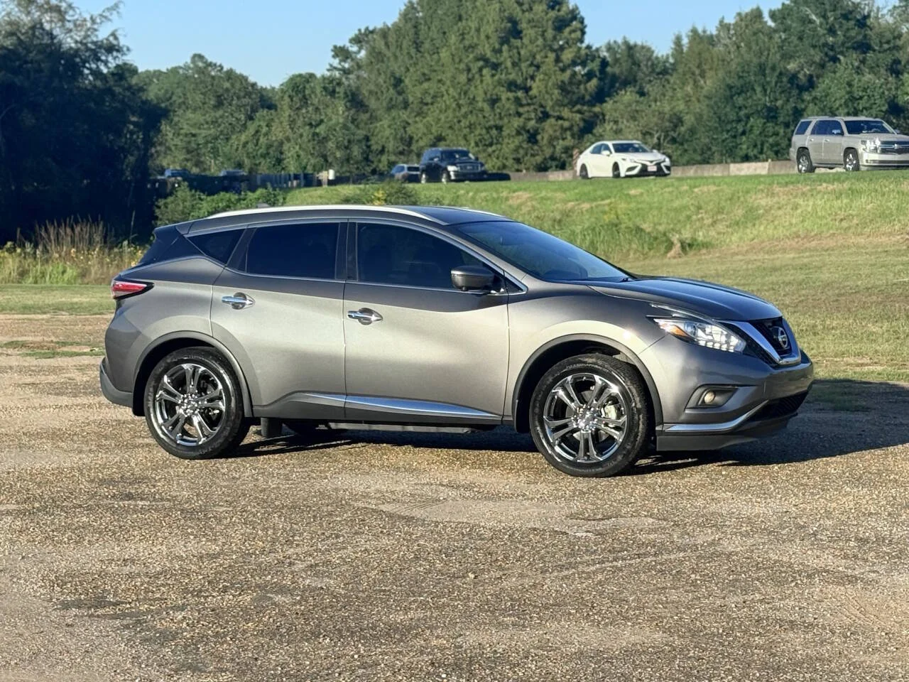 Used 2017 Gray Nissan Platinum 4dr SUV image 7