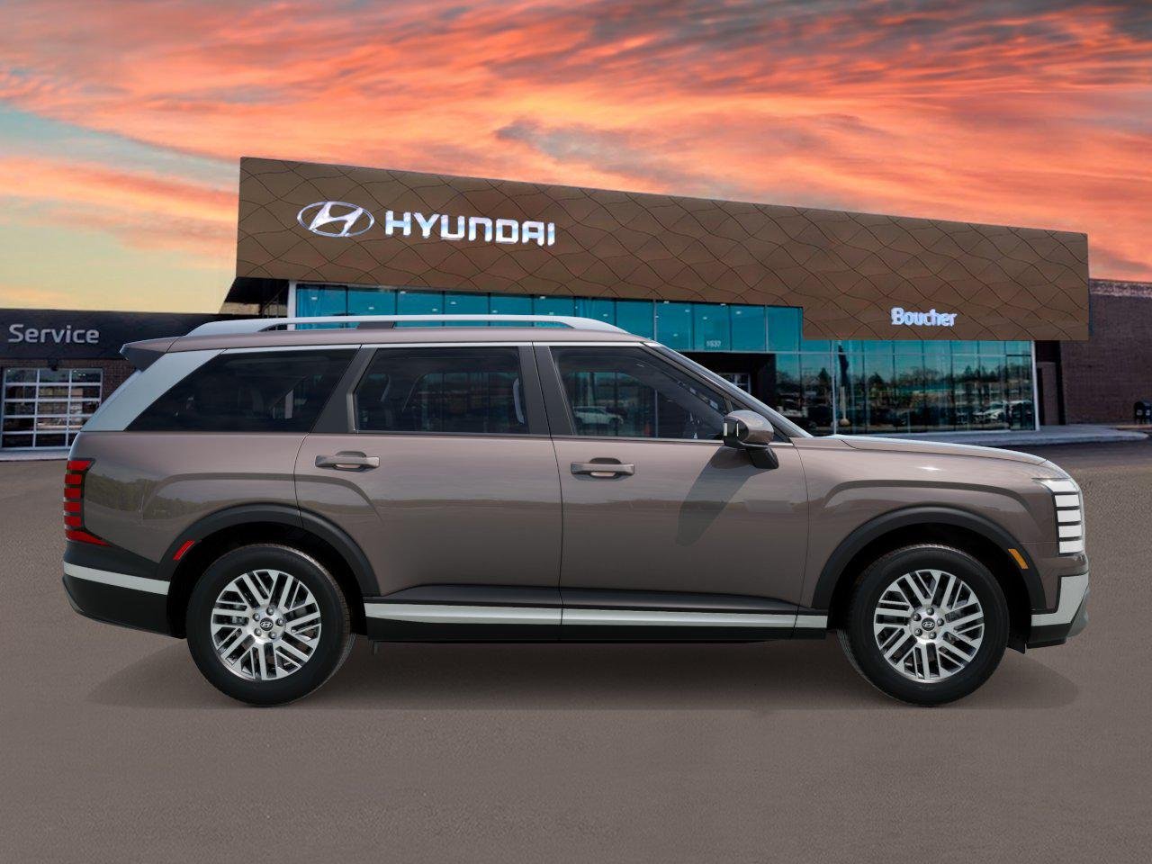 New 2026 Cast Iron Brown Pearl Hyundai SEL AWD image 7