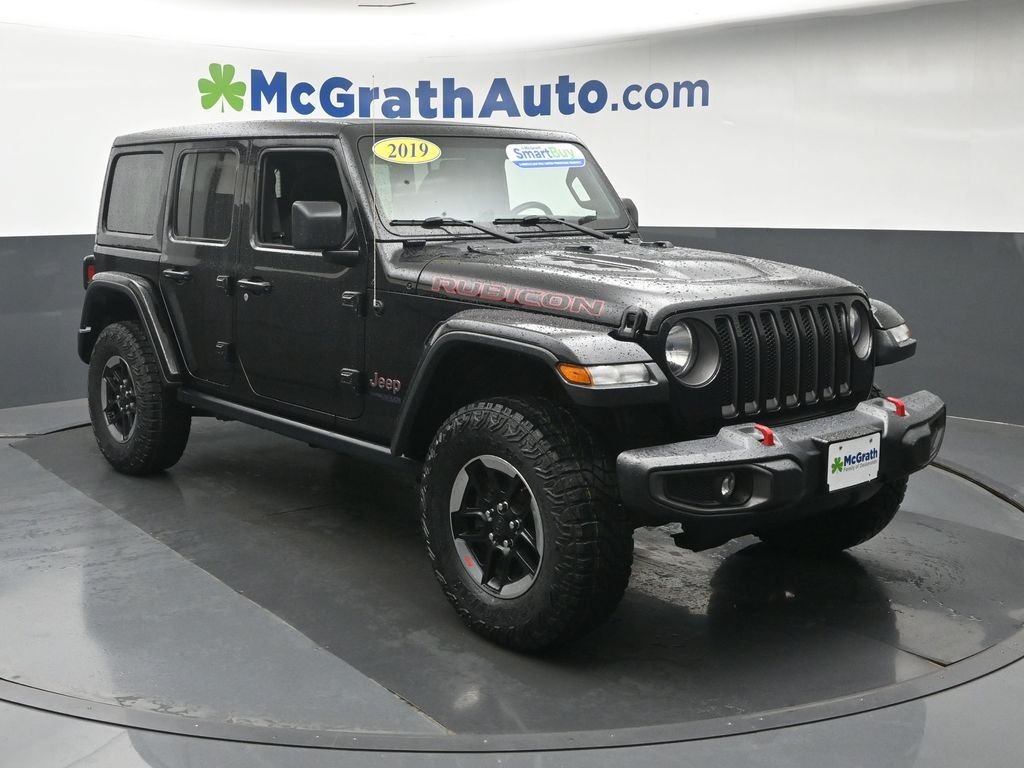 Used 2019 Black Jeep Unlimited Rubicon image 3