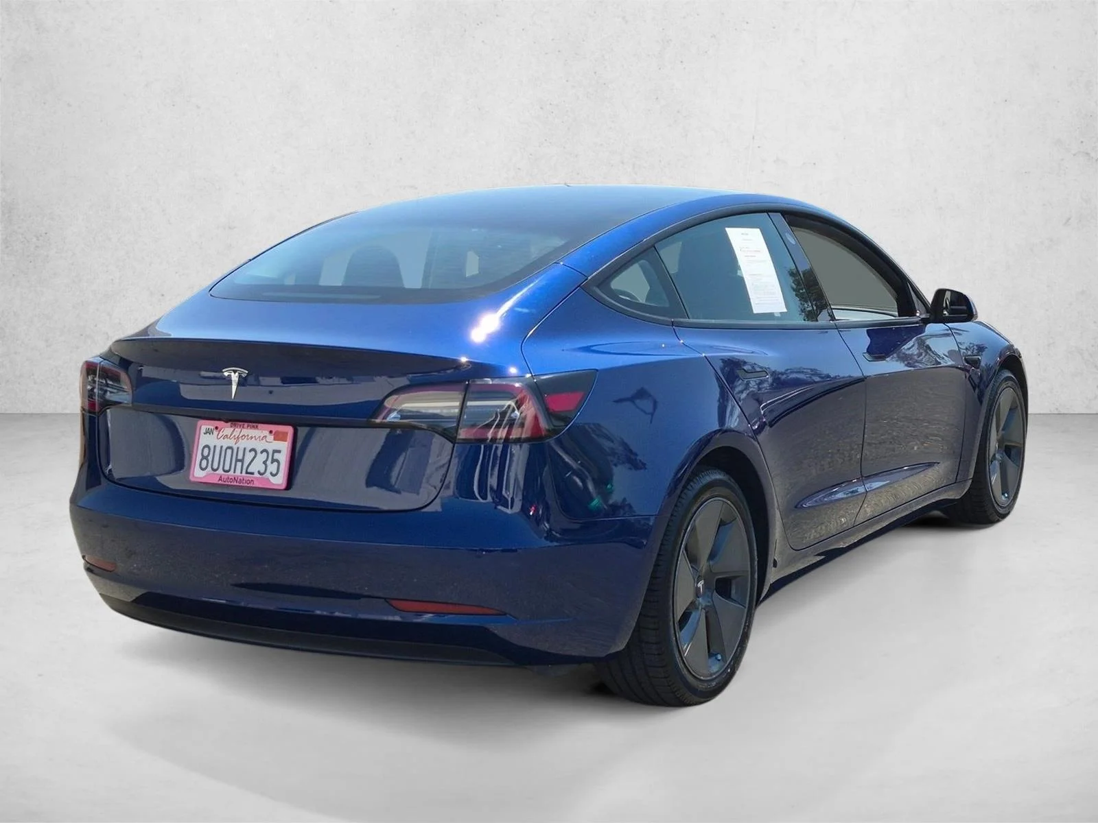Used 2021 Blue Tesla Standard Range Plus image 5