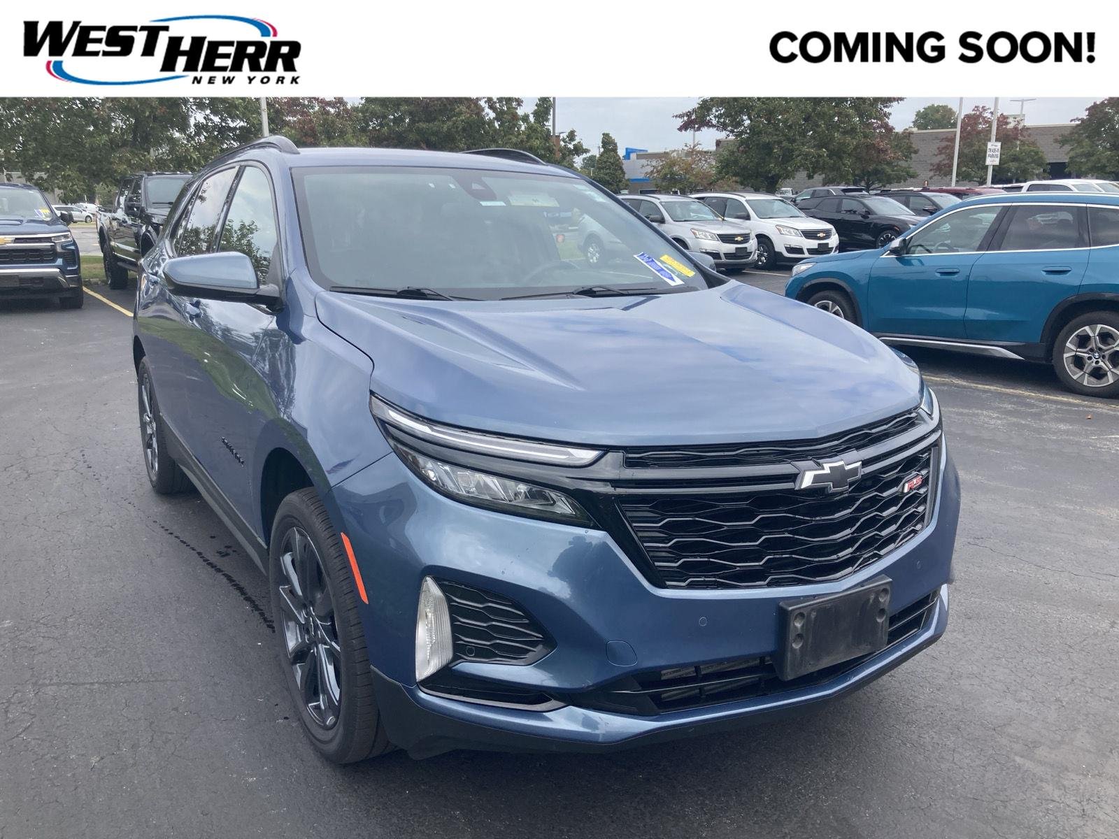 Used 2024 Lakeshore Blue Metallic Chevrolet RS image 1