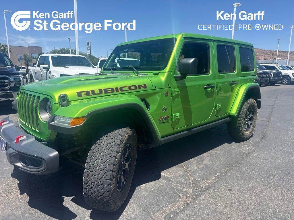 Used 2018 Mojito! Clearcoat Jeep Rubicon image 1