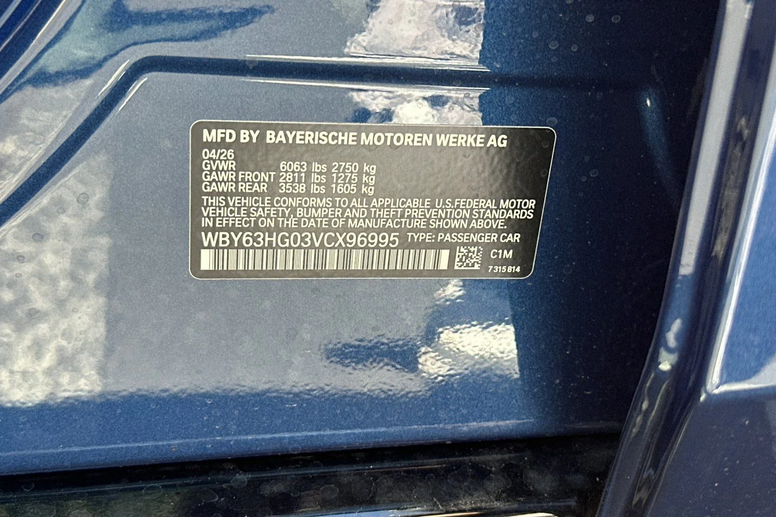New 2027 Blue BMW eDrive40 image 22