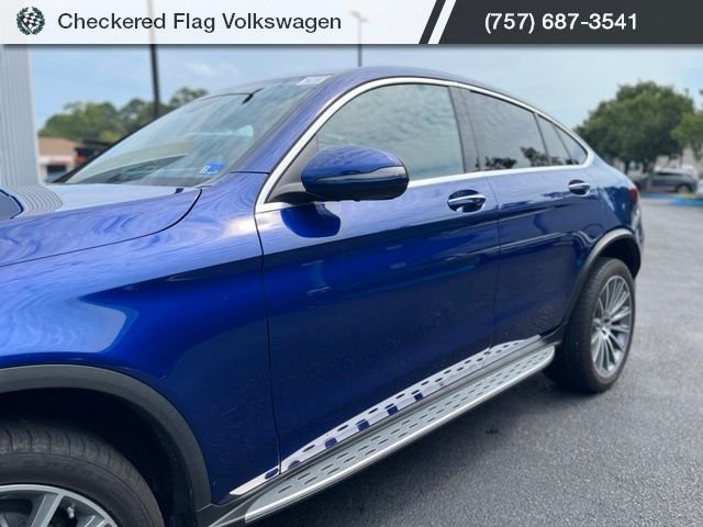 Used 2021 Lunar Blue Mercedes-Benz GLC 300 Coupe 4MATIC® image 3