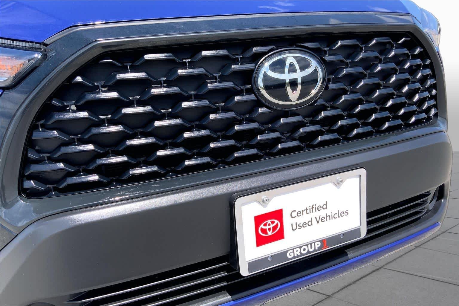 Certified Used 2024 Blue Crush Metallic Toyota LE image 29