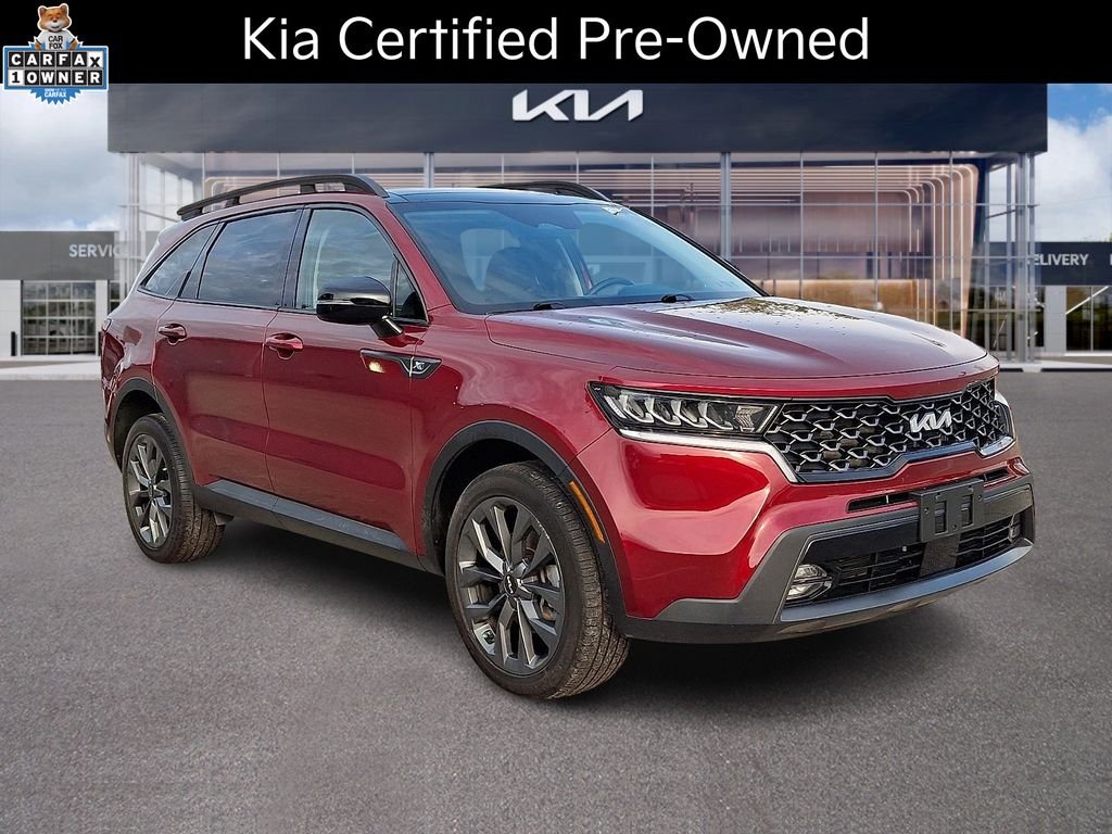Certified Used 2023 Red Kia X-Line EX image 1