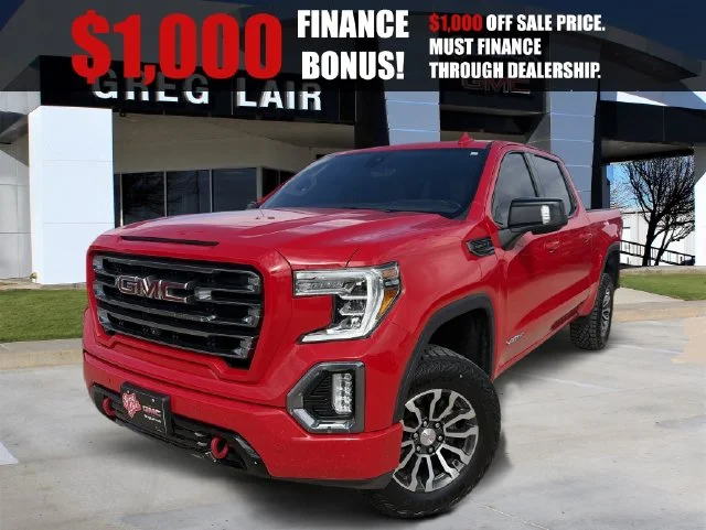 Used 2021 Red GMC AT4 image 1