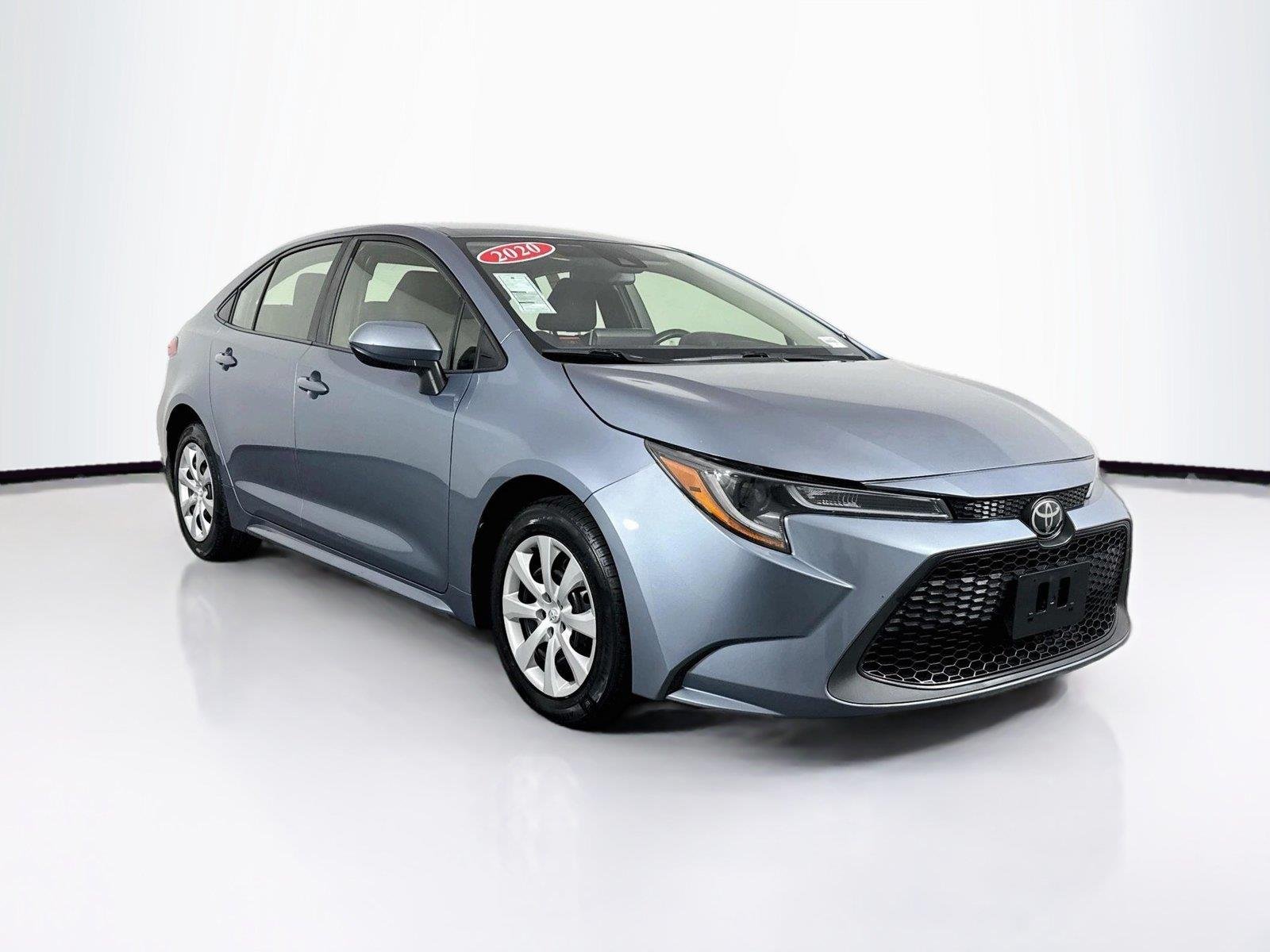 Used 2020 Celestite Gray Metallic Toyota LE image 8