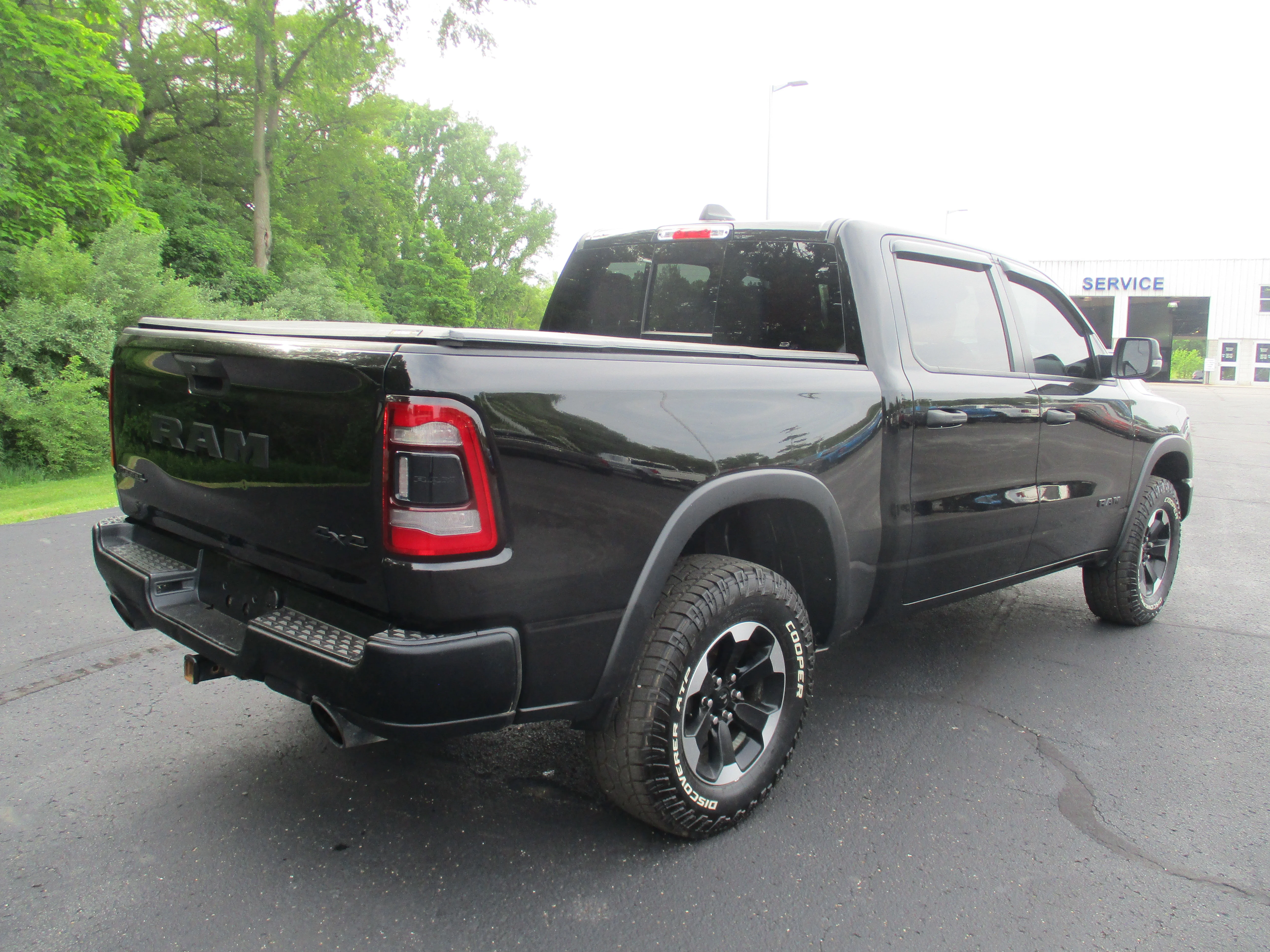 Used 2022 Diamond Black Crystal Pearlcoat Ram Rebel image 47