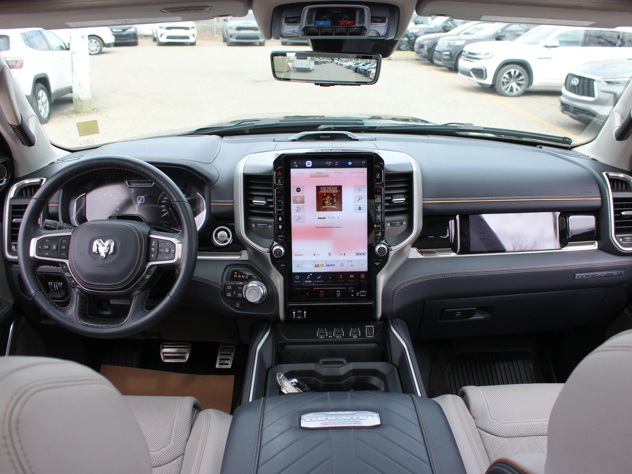 Certified Used 2025 Black RAM Tungsten * 540 HP | RamBox | Heated/Vented Massage Seats | Apple CarPlay | Head-Up Display | 3M PPF image 4