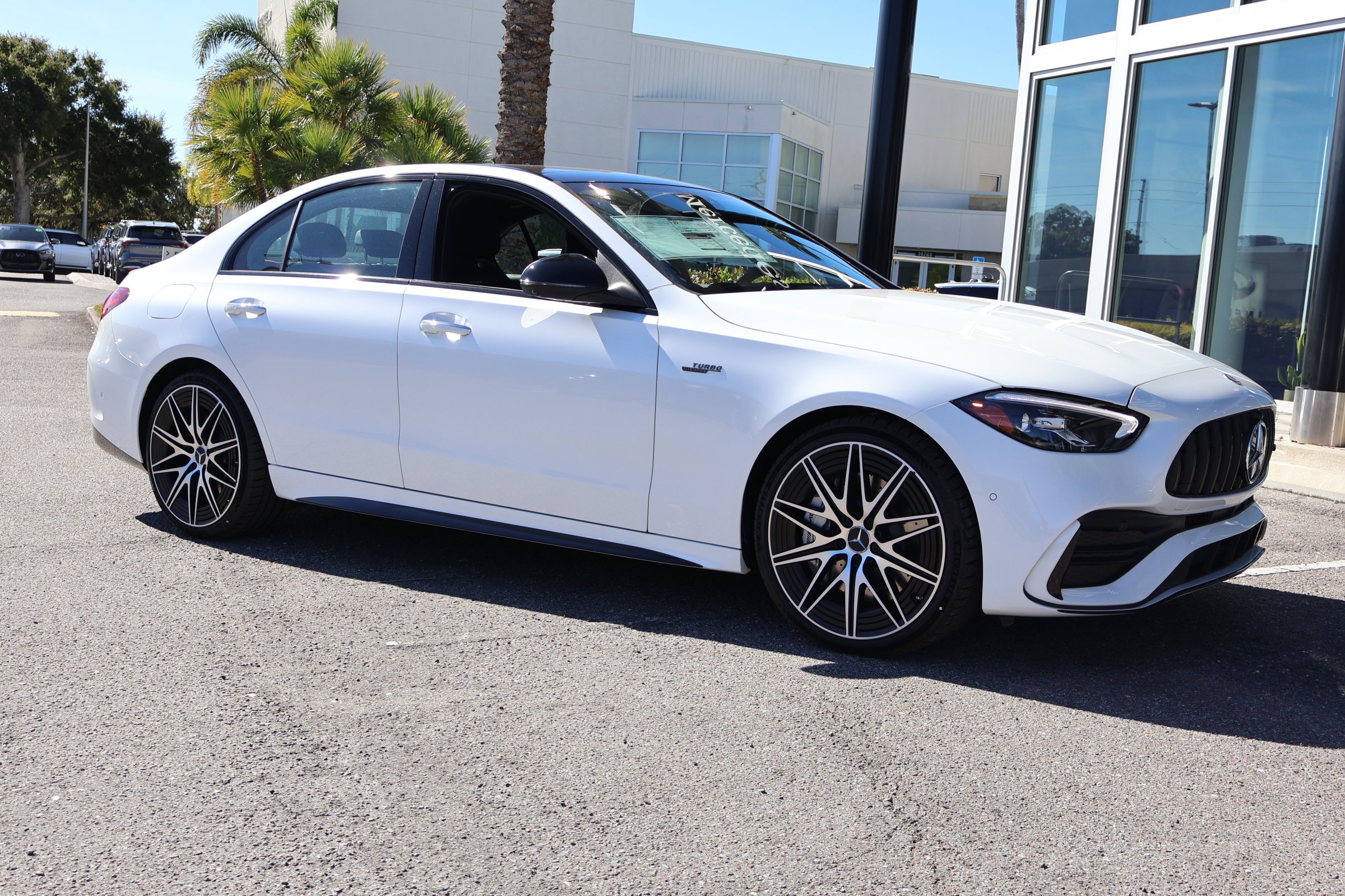 New 2026 MANUFAKTUR Moonlight White Metallic Mercedes-Benz AMG® C 43 image 40