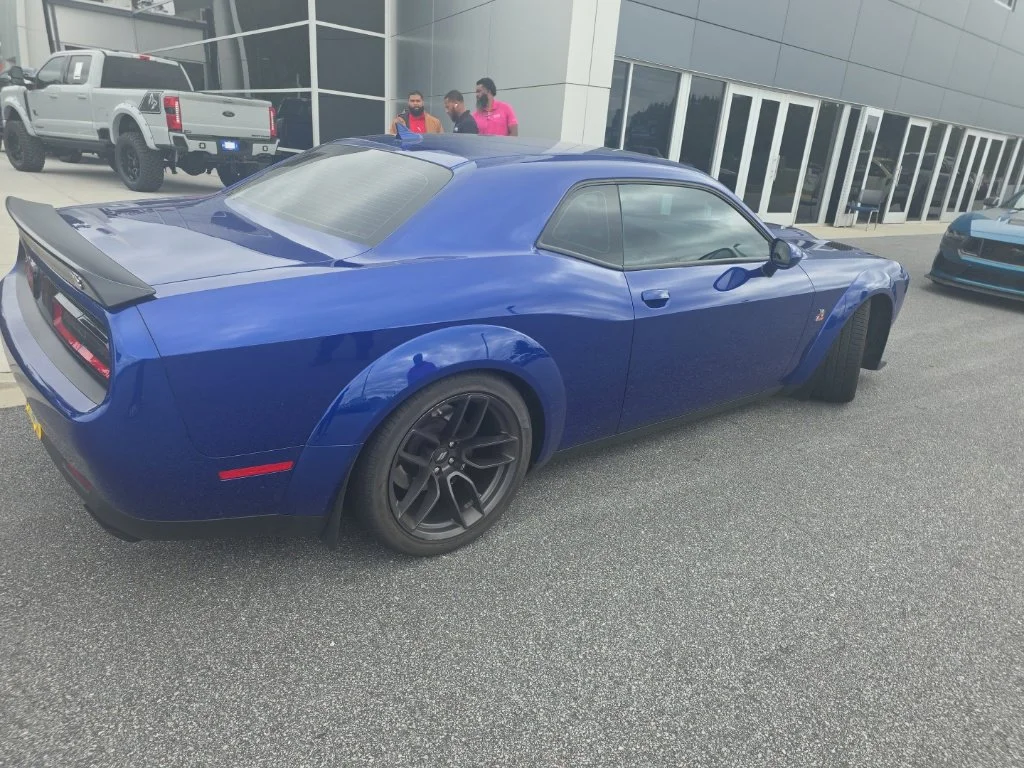 Used 2021 Indigo Blue Dodge R/T Scat Pack Widebody image 4