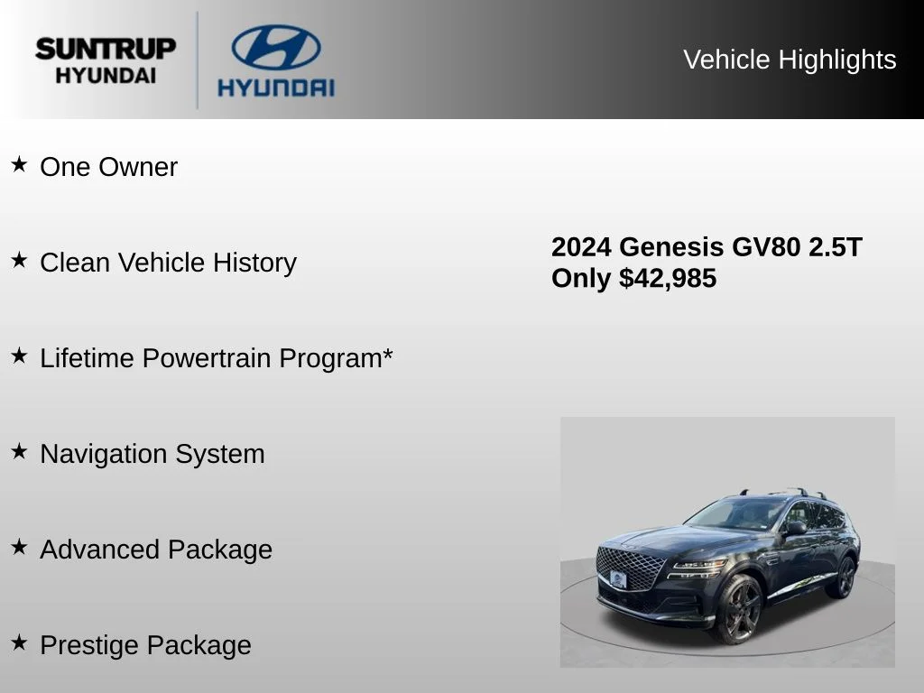 2024 GENESIS GV80 Standard - Photo 8