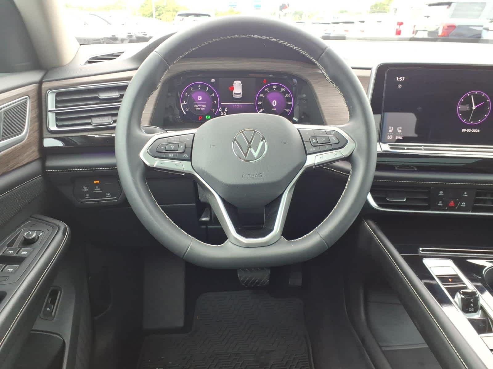 Certified Used 2024 Deep Black Pearl Volkswagen 2.0T SEL image 15