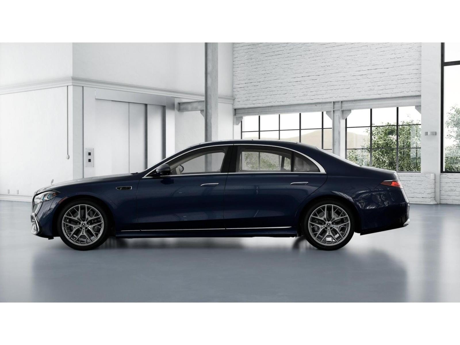 New 2027 Nautical Blue Metallic Mercedes-Benz S 580 4D Sedan 4MATIC® image 35