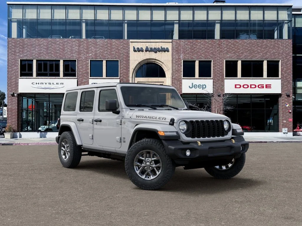 New 2026 Bright White Clear-Coat Exterior Paint Jeep Sport S image 5