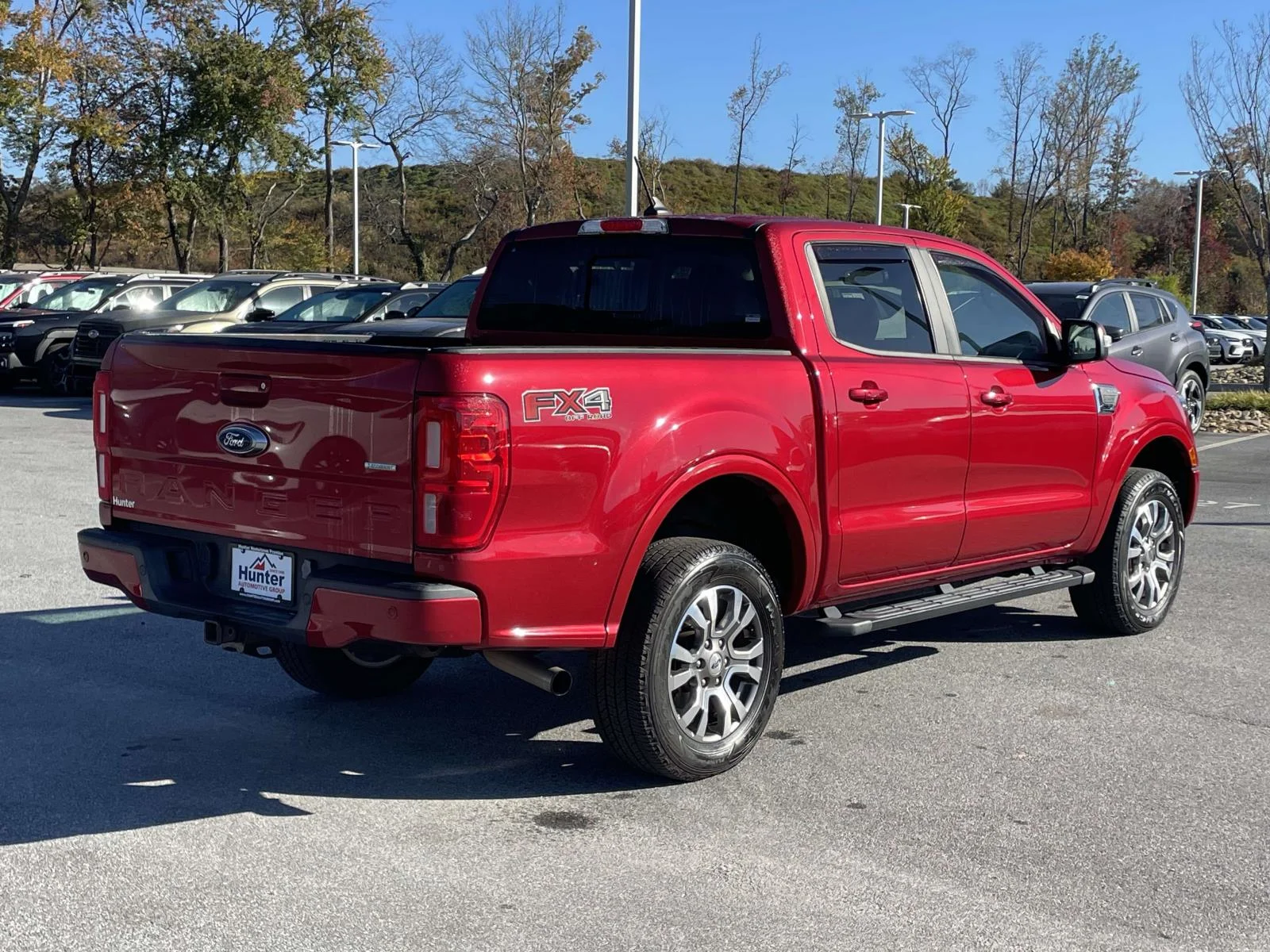Used 2020 Rapid Red Metallic Tinted Clearcoat Ford LARIAT image 28