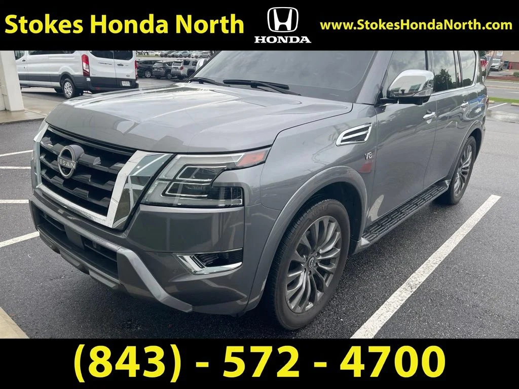 Used 2022 Gray Nissan Platinum image 2