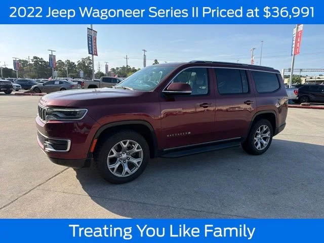 Used 2022 Velvet Red Pearlcoat Jeep Series II image 1