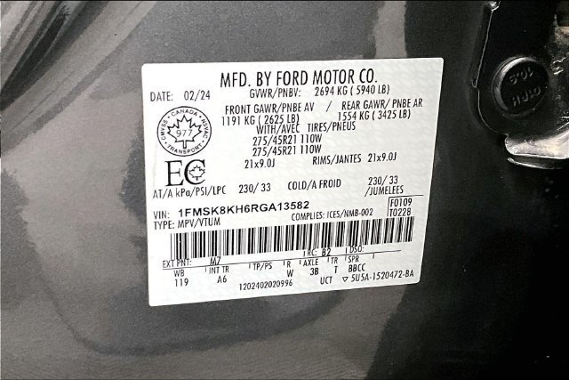 Used 2024 Carbonized Gray Metallic Ford ST-Line image 42