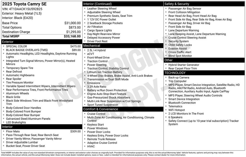 Used 2025  Toyota SE image 6