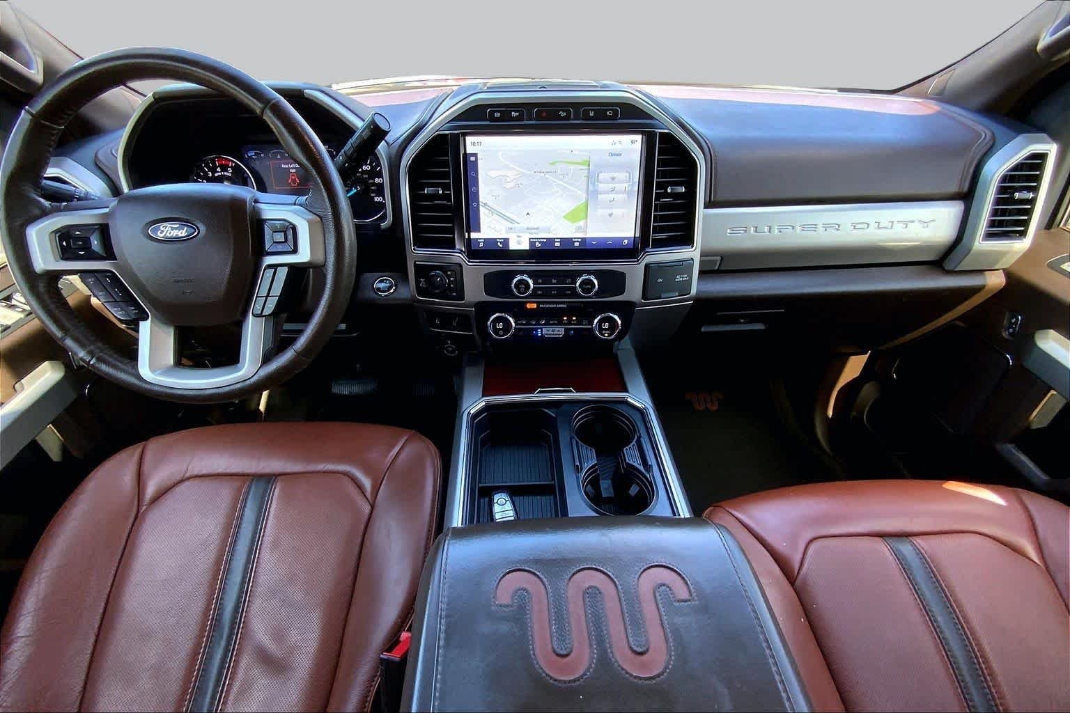 Used 2022 Agate Black/Stone Gray Ford King Ranch image 15