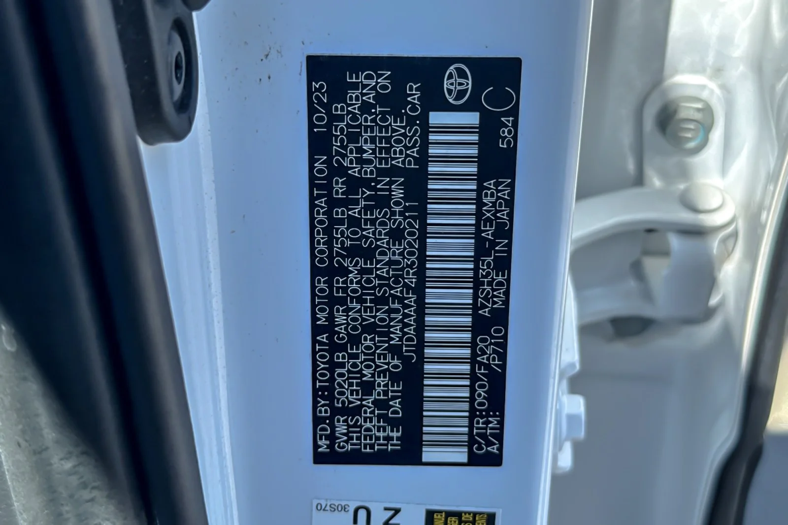 Certified Used 2024 Oxygen White Toyota XLE image 26