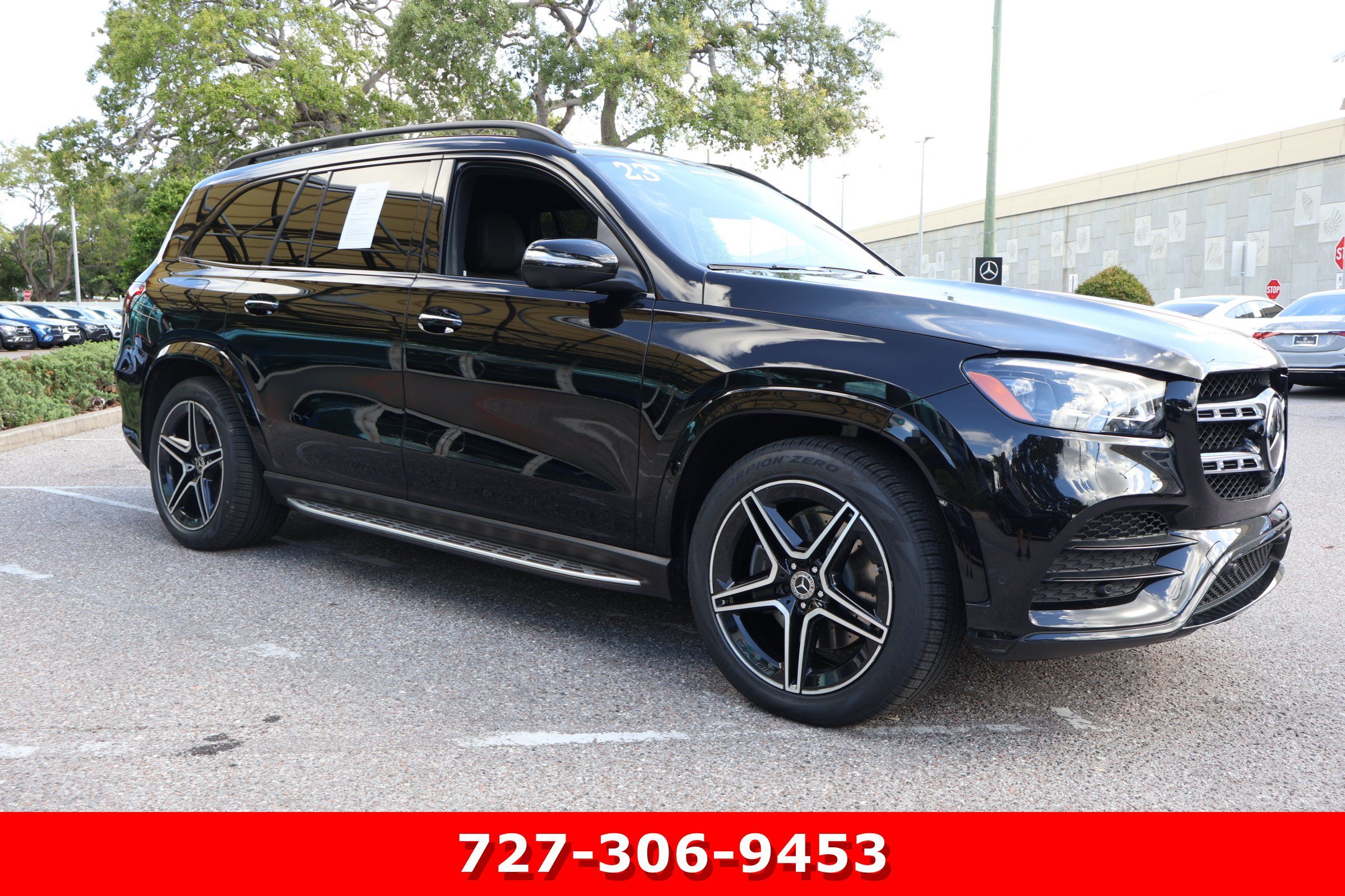 Certified Used 2023 Obsidian Black Metallic Mercedes-Benz GLS 450 image 12
