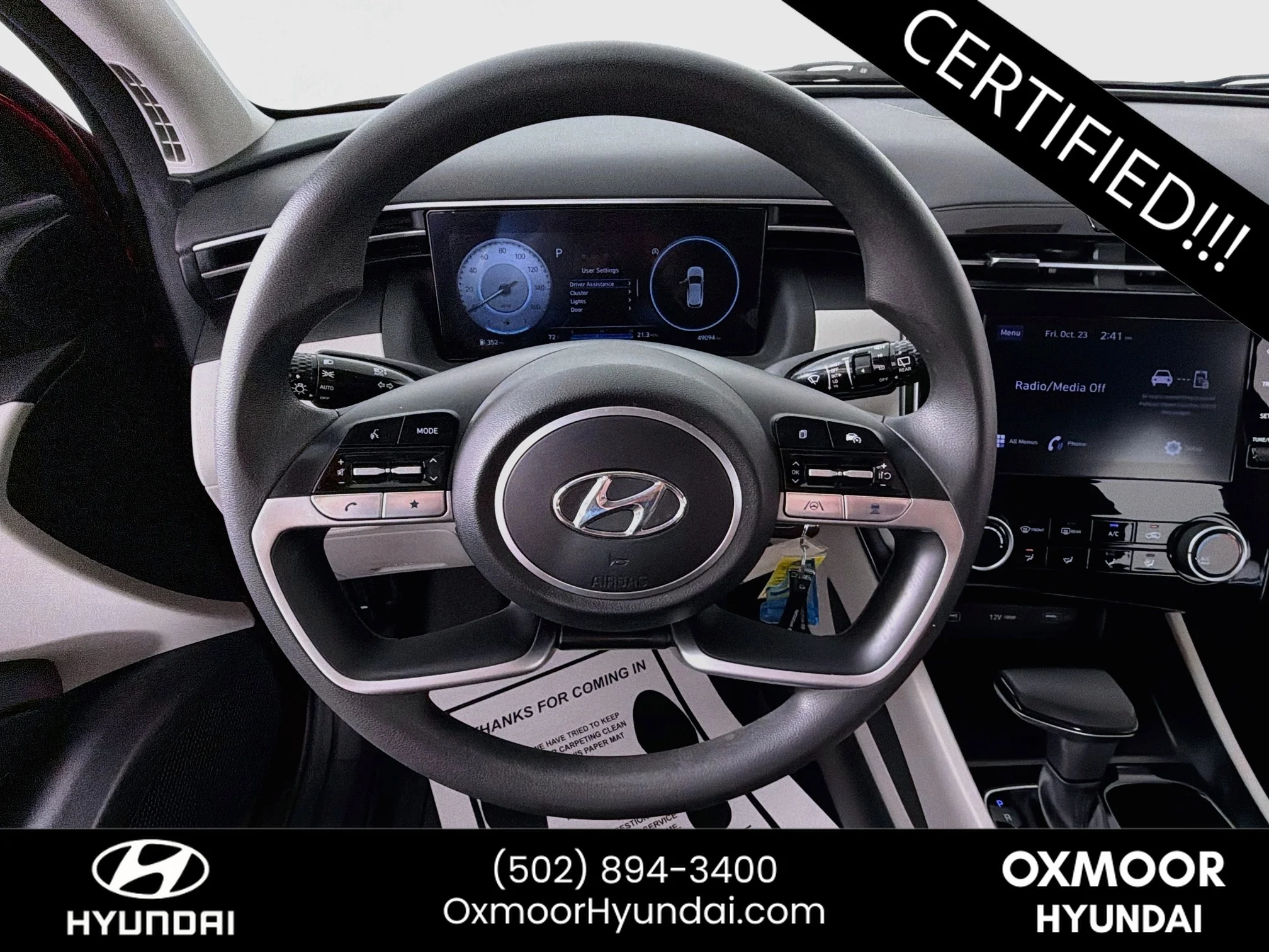 Certified Used 2024 Ultimate Red Hyundai SE image 11