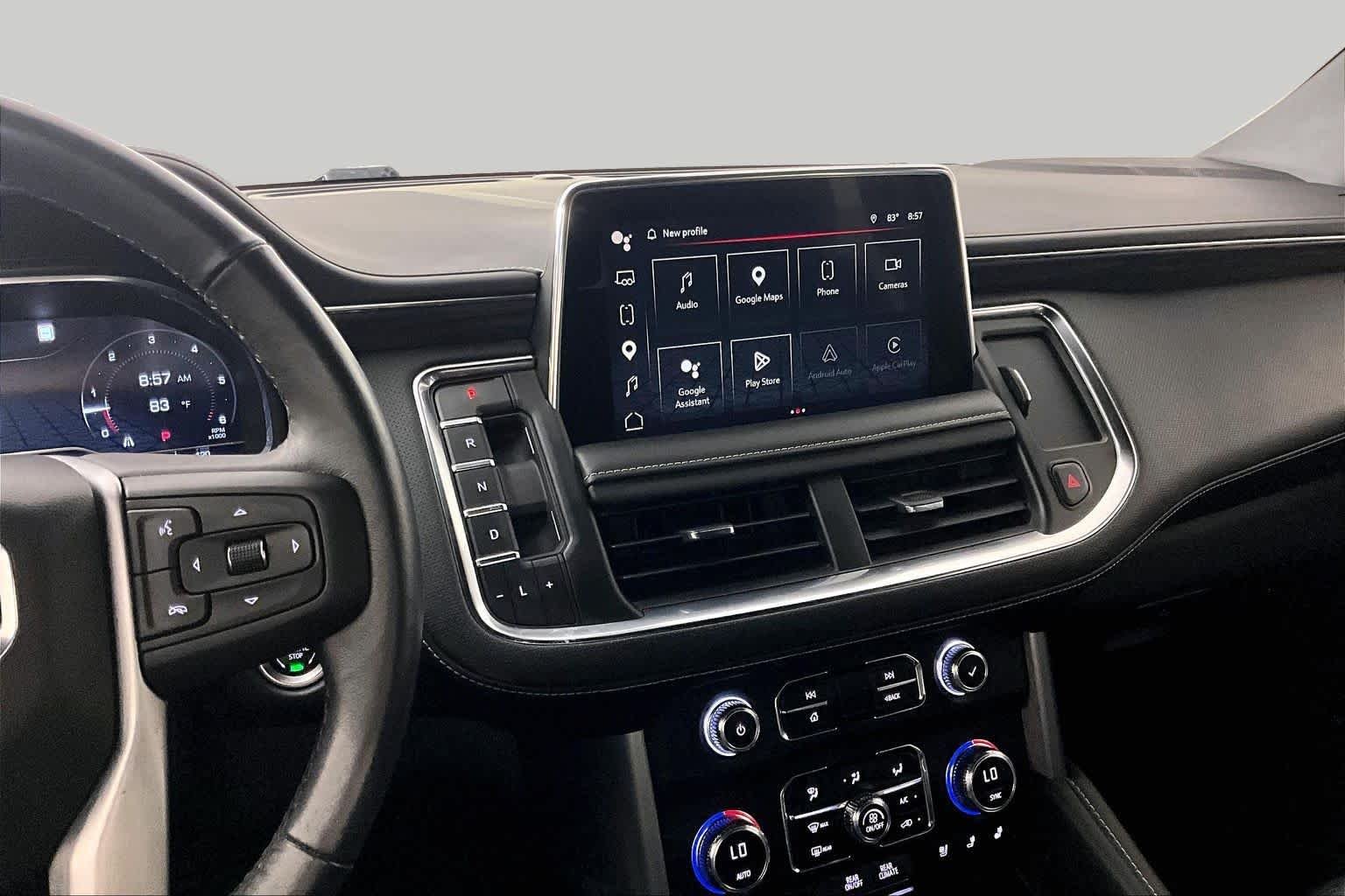 Used 2022 White Frost Tricoat GMC SLT image 7
