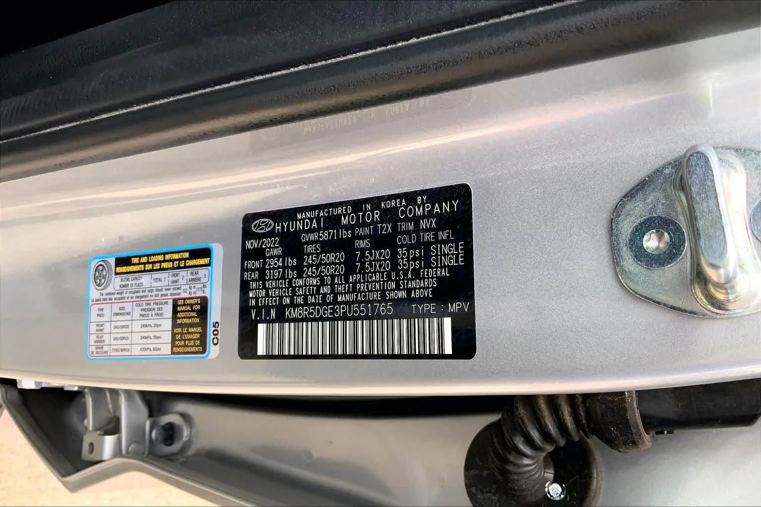 Used 2023 Typhoon Silver Hyundai Limited image 34