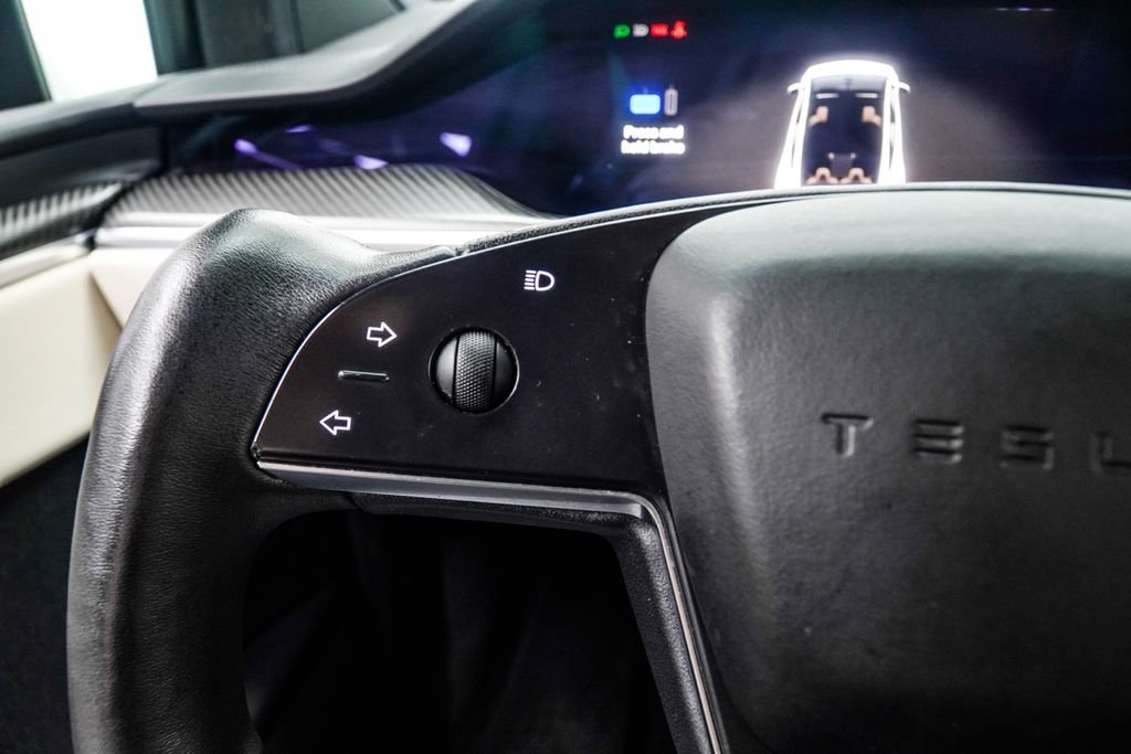 Used 2022 White Tesla Plaid image 36