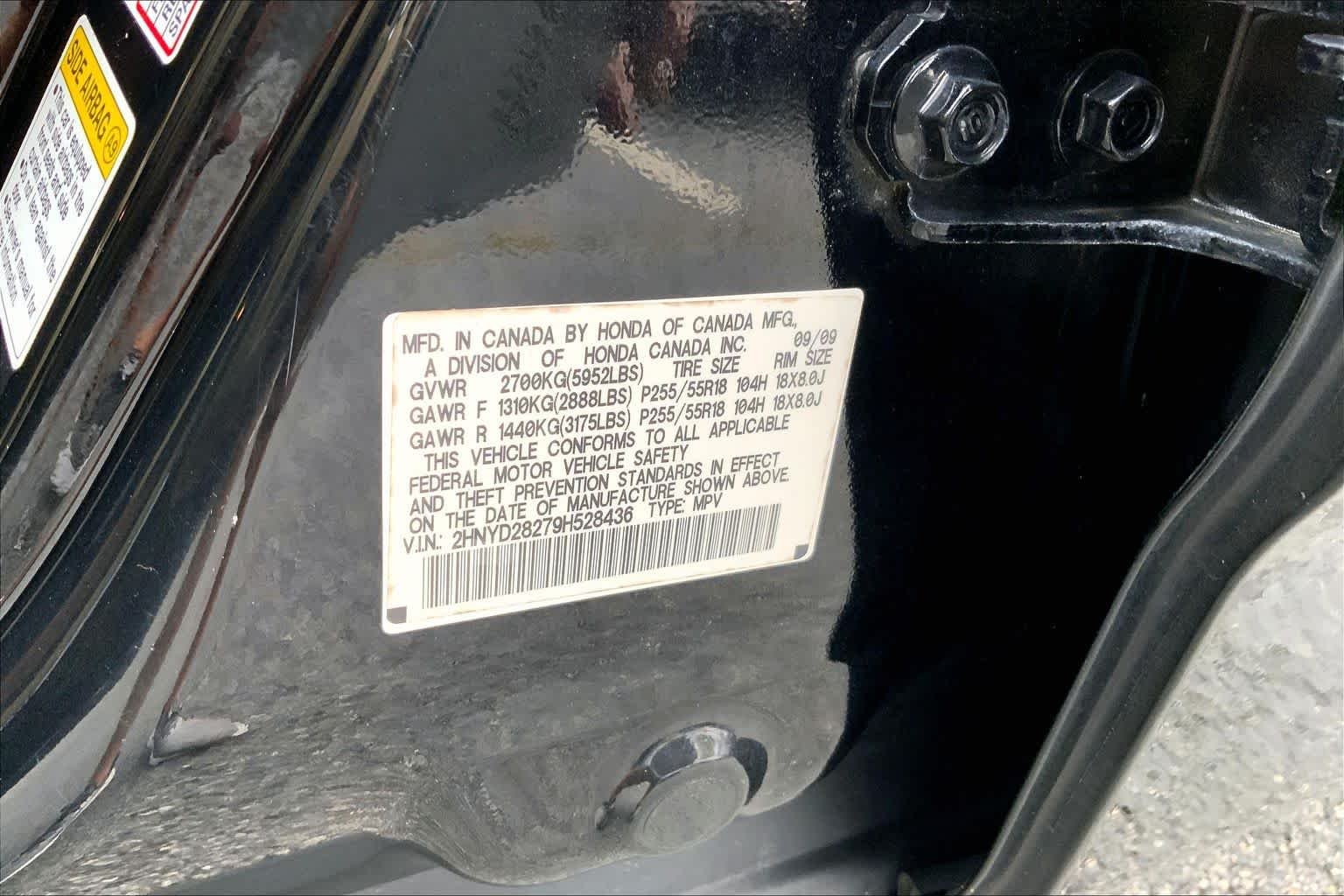 Used 2009 Formal Black Acura  image 27